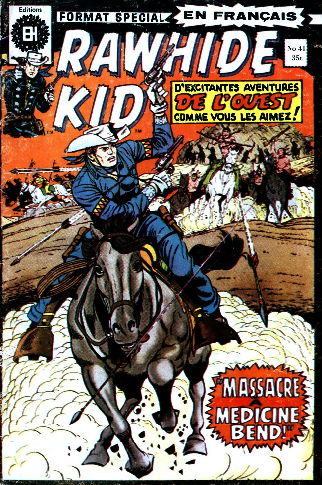 Couverture de l'album Rawhide Kid N° 41 Massacre à Medicine Bend !
