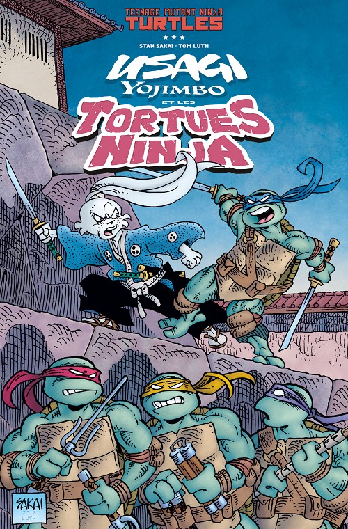 Couverture de l'album Usagi Yojimbo Usagi Yojimbo et les tortues ninja