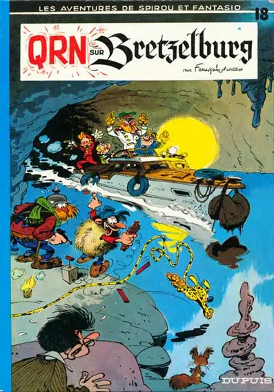 Couverture de l'album Spirou et Fantasio Tome 18 QRN sur Bretzelburg