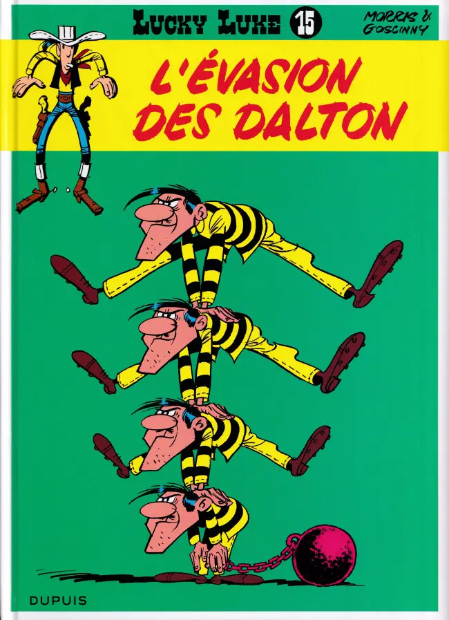 Couverture de l'album Lucky Luke Tome 15 L'évasion des Dalton