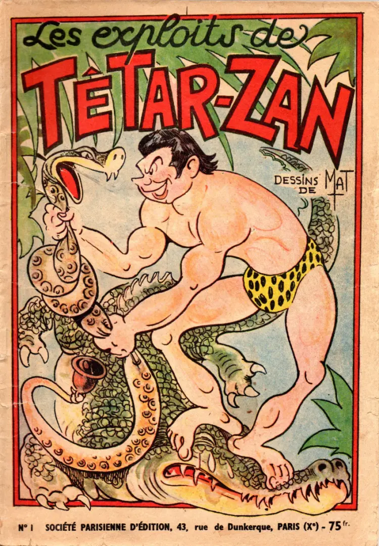 Couverture de l'album Les exploits de Têtar-Zan