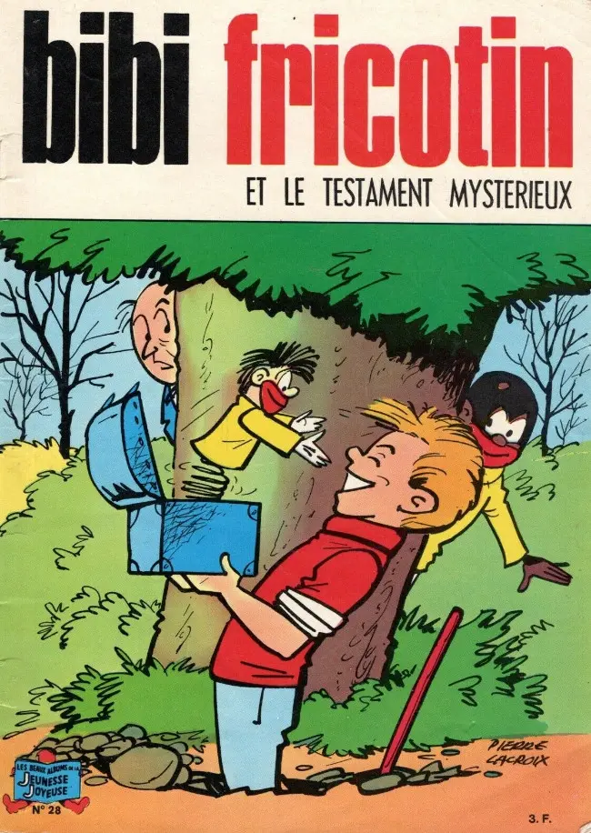 Couverture de l'album Bibi Fricotin 2e Série - Societé Parisienne d'Edition Tome 28 Bibi Fricotin et le testament mystérieux