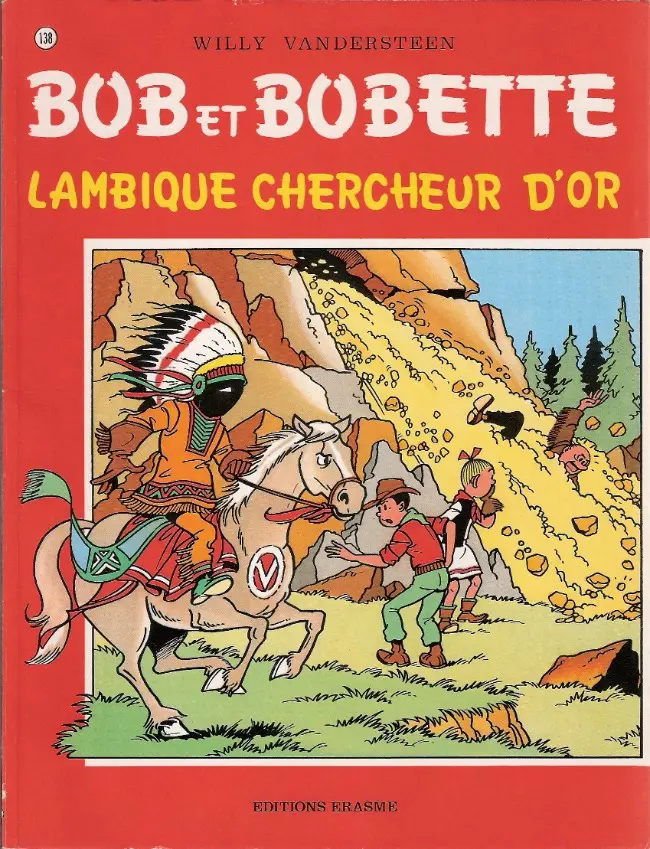 Couverture de l'album Bob et Bobette Tome 138 Lambique chercheur d'or