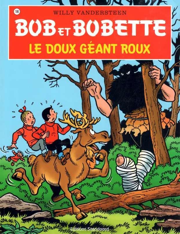 Couverture de l'album Bob et Bobette Tome 186 Le doux géant roux