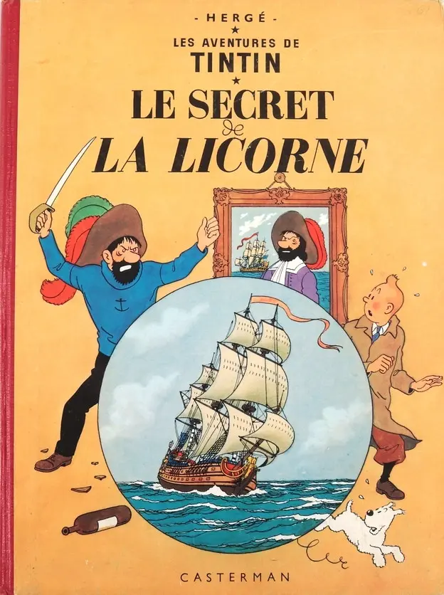 Couverture de l'album Tintin Tome 11 Le Secret de la Licorne