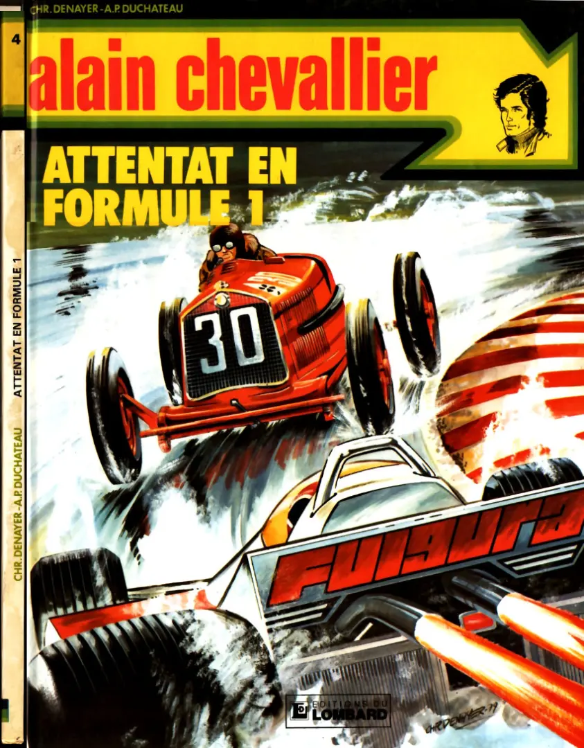 Couverture de l'album Alain Chevallier Tome 11 Attentat en formule 1