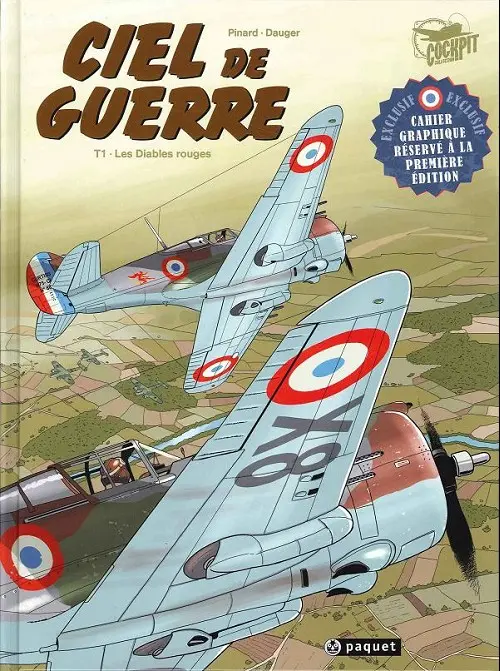 Couverture de l'album Ciel de guerre Tome 1 Les Diables rouges