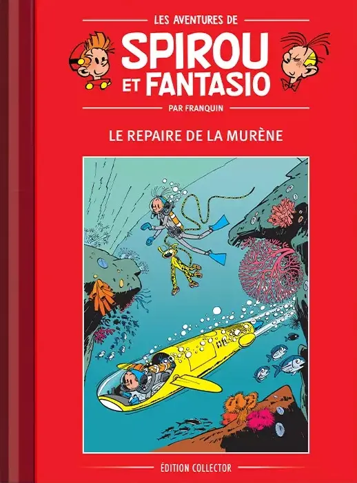 Couverture de l'album Spirou et Fantasio Édition collector Tome 9 Le repaire de la murène