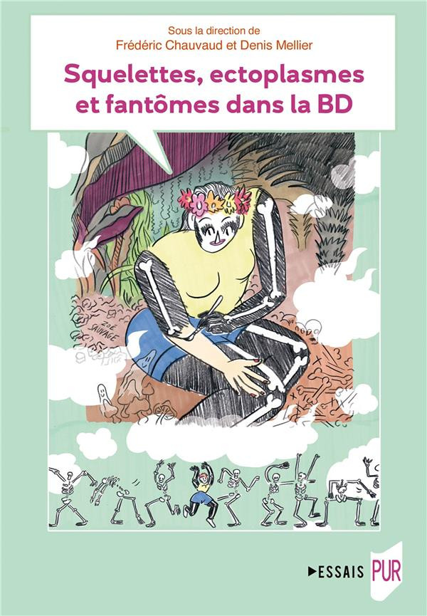 Couverture de l'album Squelettes, ectoplasmes et fantômes dans la BD