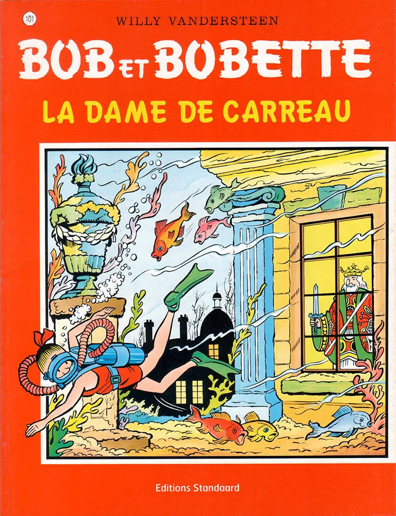 Couverture de l'album Bob et Bobette Tome 101 La dame de carreau