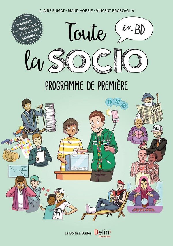 Couverture de l'album Toute la socio en BD Programme de première