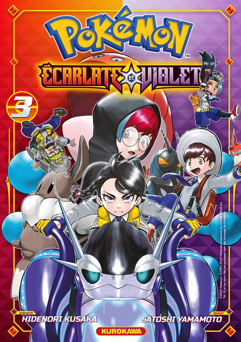 Couverture de l'album Pokémon - La grande aventure : Ecarlate et Violet 3
