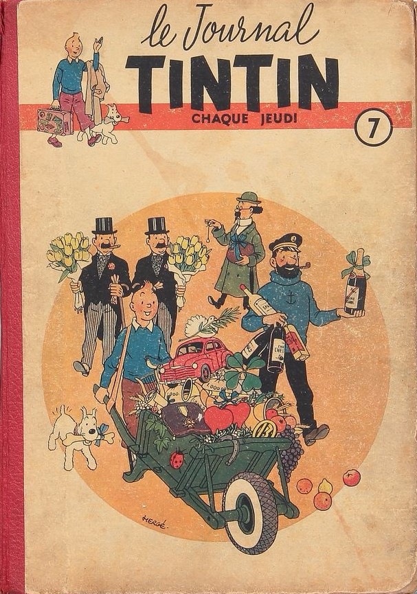 Couverture de l'album Tintin Tome 7 Tintin album du journal (n° 103 à 119)