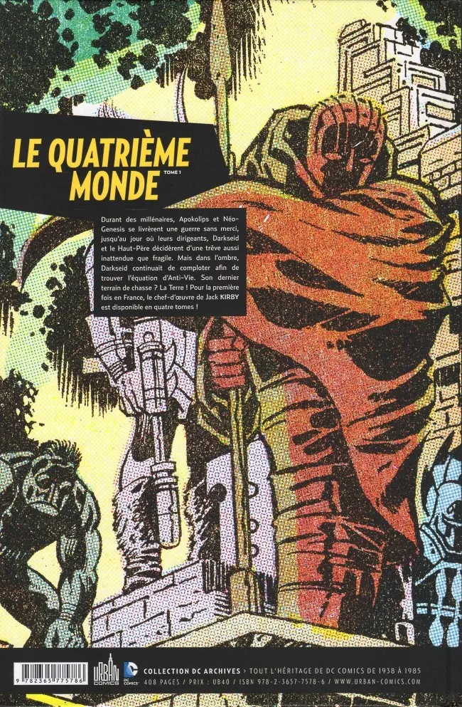 Verso de l'album Le Quatrième monde Tome 1