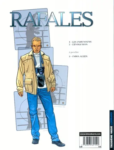 Verso de l'album Rafales Tome 2 L'Evolution