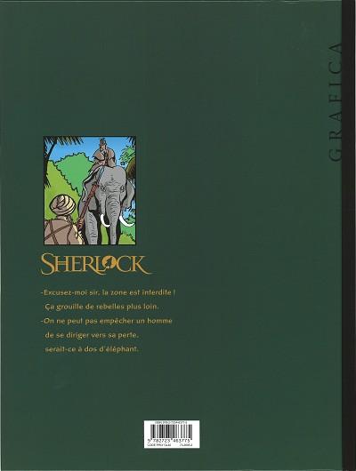 Verso de l'album Sherlock Tome 2 Les Coquelicots du Penjab