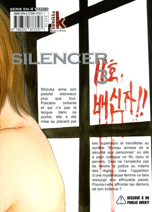 Verso de l'album Silencer Vol. 3