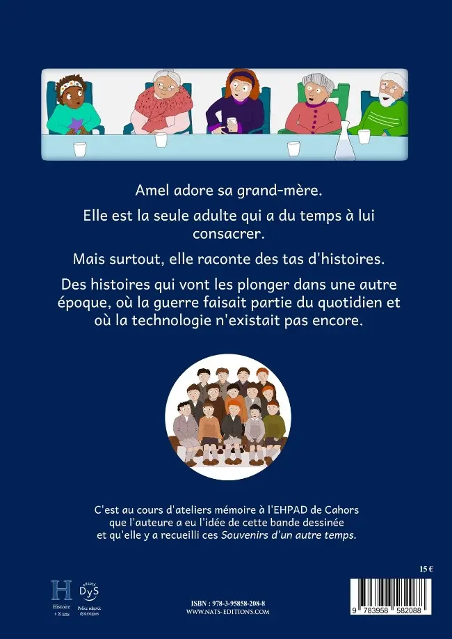 Verso de l'album Souvenirs d'un autre temps