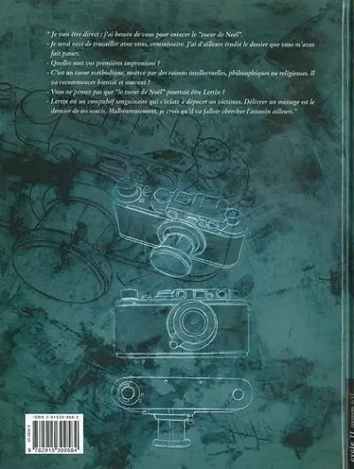 Verso de l'album Thomas Silane Tome 2 Le tueur de Noël