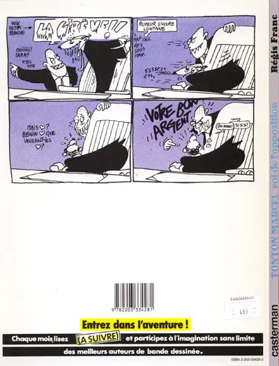 Verso de l'album Tonton Marcel Tome 2 Tonton Marcel roi de l'opposition
