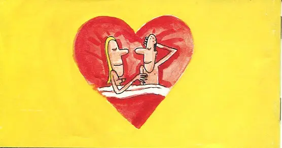 Verso de l'album Une brève histoire d'amour