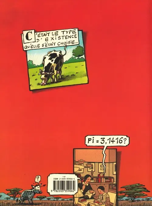 Verso de l'album La Vache Tome 2 À mort l'homme, vive l'ozone