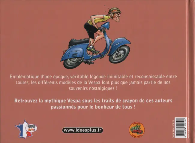 Verso de l'album Vieux Tacots Tome 4 La Vespa - « La Guêpe » !