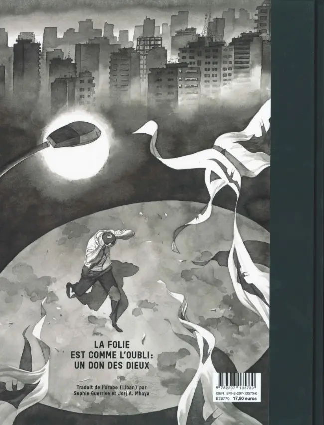 Verso de l'album Ville avoisinant la Terre