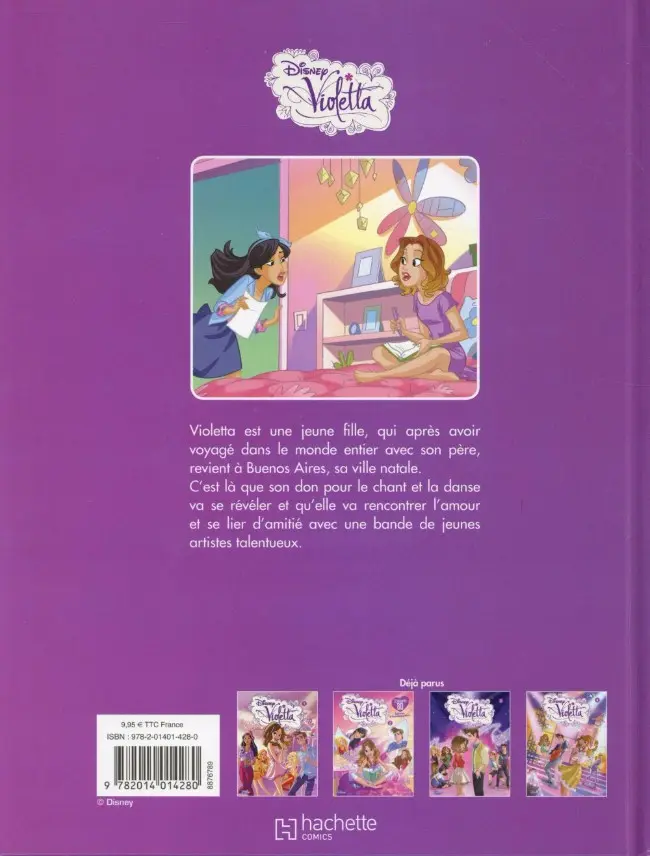 Verso de l'album Violetta 5