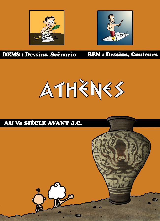 Verso de l'album Athènes au Ve siècle avant J.C.