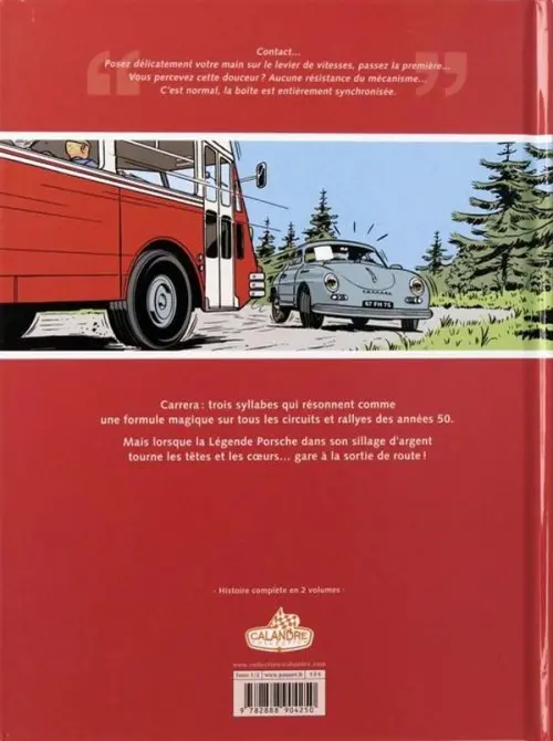 Verso de l'album Zone rouge Tome 1 Carrera