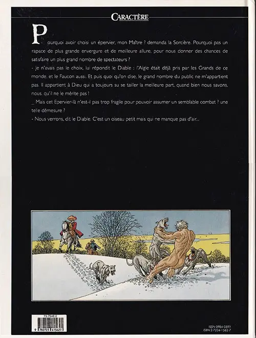 Verso de l'album Les 7 Vies de l'Épervier Tome 2 Le temps des chiens