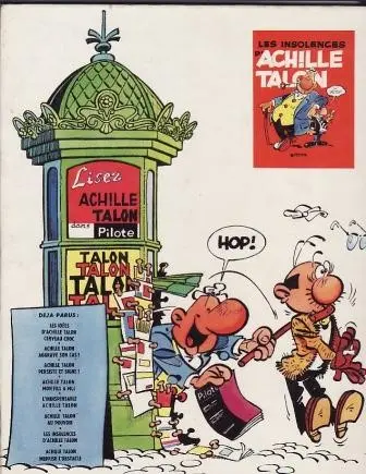 Verso de l'album Achille Talon Tome 8 Achille Talon méprise l'obstacle