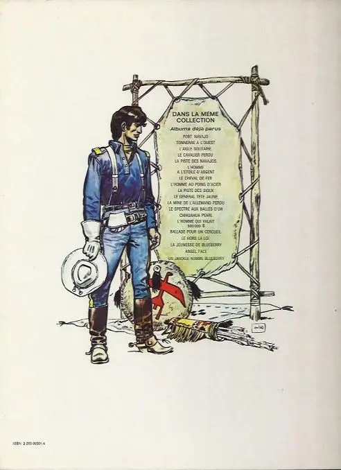 Verso de l'album Blueberry Tome 8 L'homme au poing d'acier