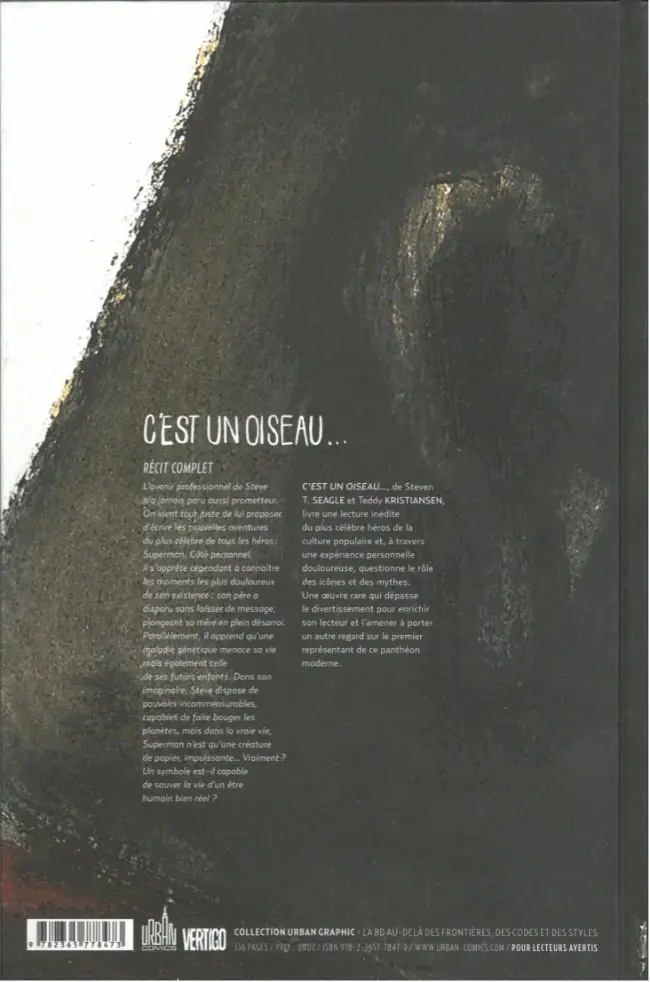 Verso de l'album C'est un oiseau...