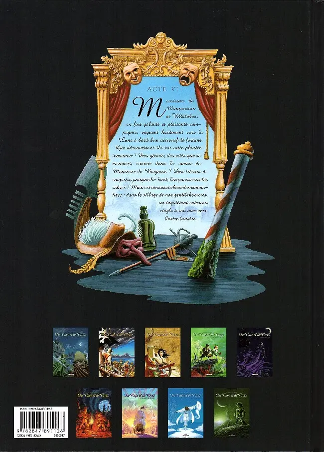 Verso de l'album De Cape et de Crocs Tome 6 Luna incognita