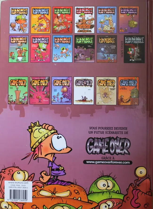 Verso de l'album Game over Tome 2 No Problemo