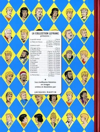 Verso de l'album Lefranc Tome 3 Le mystère Borg