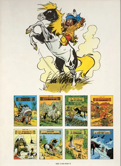 Verso de l'album Yakari Tome 1 Yakari et Grand Aigle
