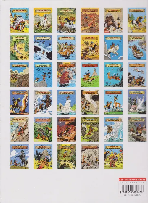 Verso de l'album Yakari Tome 8 Au pays des loups