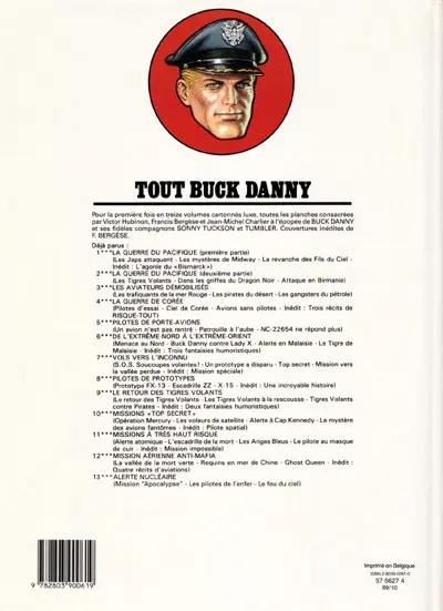 Verso de l'album Tout Buck Danny Tome 13 Alerte nucléaire