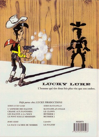 Verso de l'album Lucky Luke Tome 63 Le pont sur le Mississipi