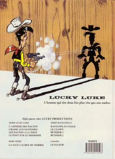 Verso de l'album Lucky Luke Tome 63 Le pont sur le Mississipi