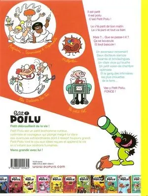 Verso de l'album Petit Poilu Tome 11 L'hôpital des docteurs Toc-Toc