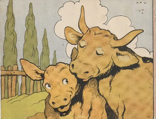 Verso de l'album Un bon petit veau