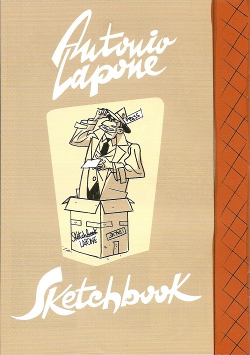 Verso de l'album Sketchbook Antonio Lapone