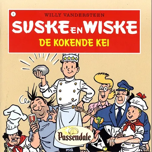 Verso de l'album Bob et Bobette (Publicitaire) La pierre à cuisiner