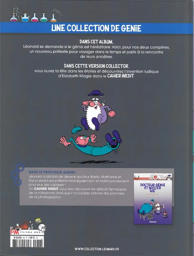 Verso de l'album La Collection Léonard Tome 36 Ciel, mon génie !