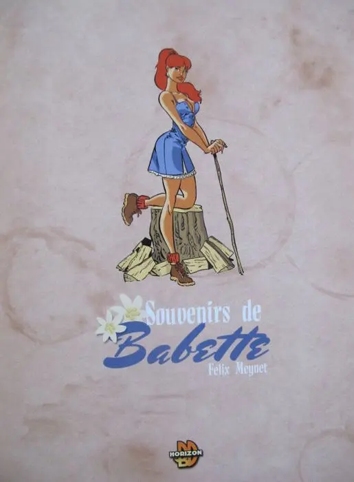 Verso de l'album Souvenirs de Babette