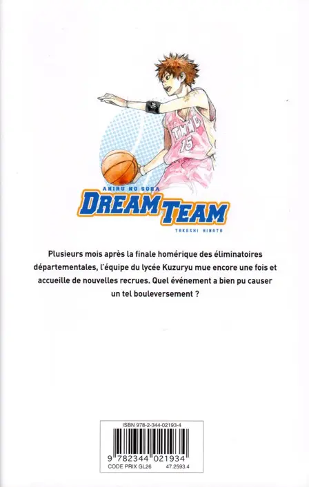 Verso de l'album Dream Team 39-40